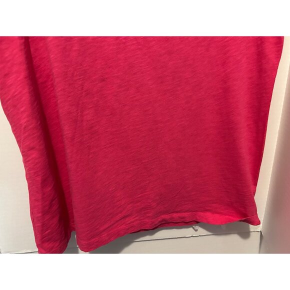 J.CREW Women's Short-Sleeve Girlfriend Crewneck Tee Size XL in Pink - Picture 8 of 8